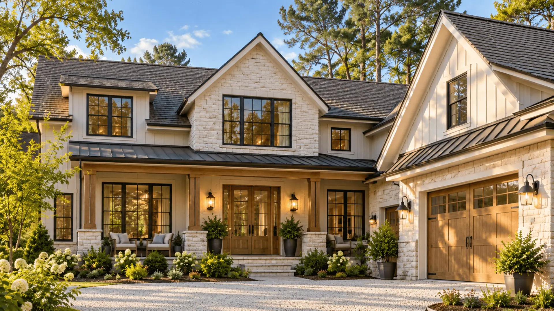 Residential home with a professionally finished painted exterior